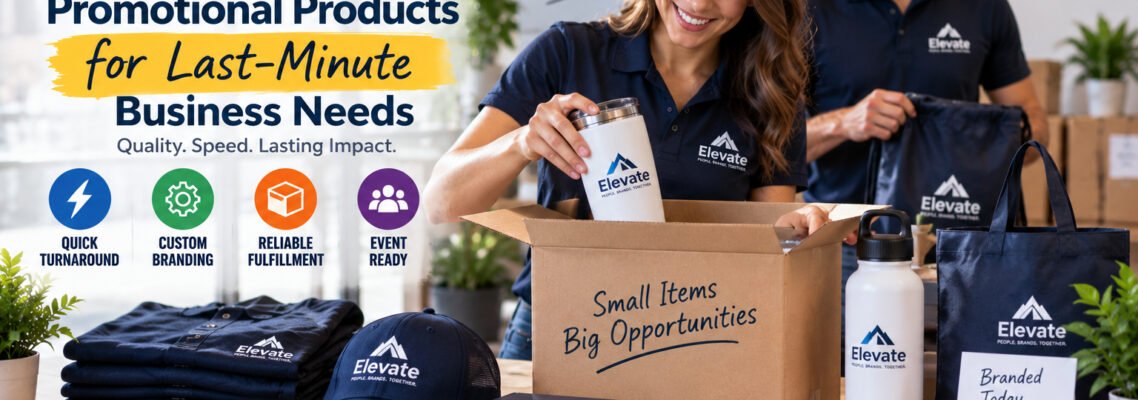 Fast Promotional Products for Last-Minute Business Needs